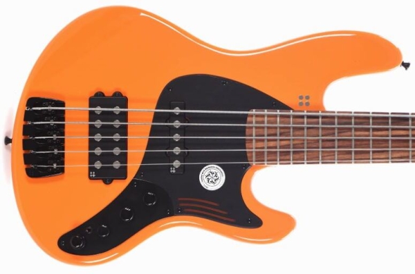 Sandberg California II TT5 & TM5 Grand Dark Pickguard, Schwarz, 35" Scale